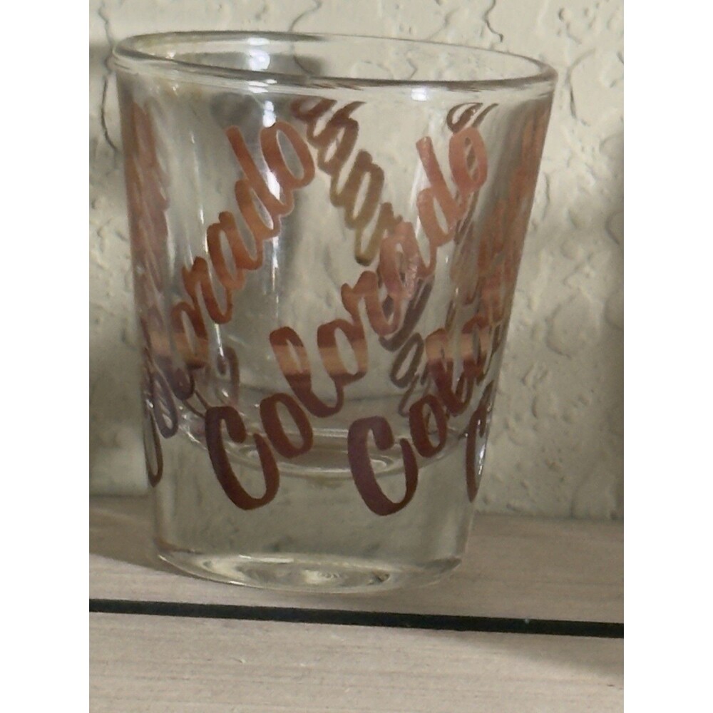 Rare Vintage Colorado Shot Glass